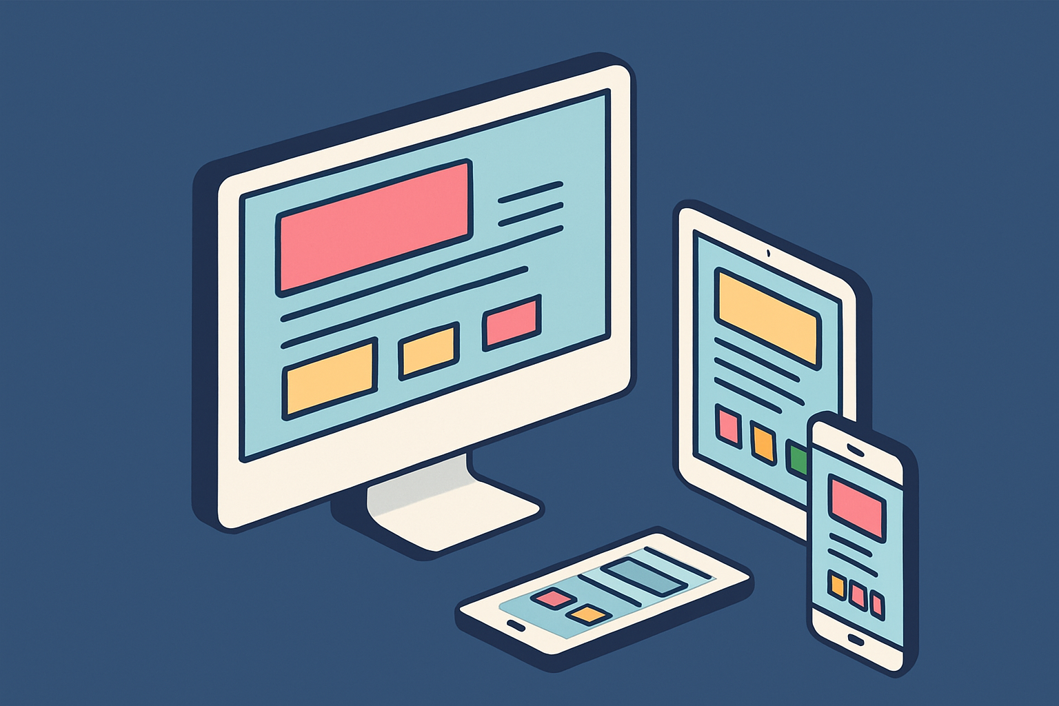 Responsive devices illustration